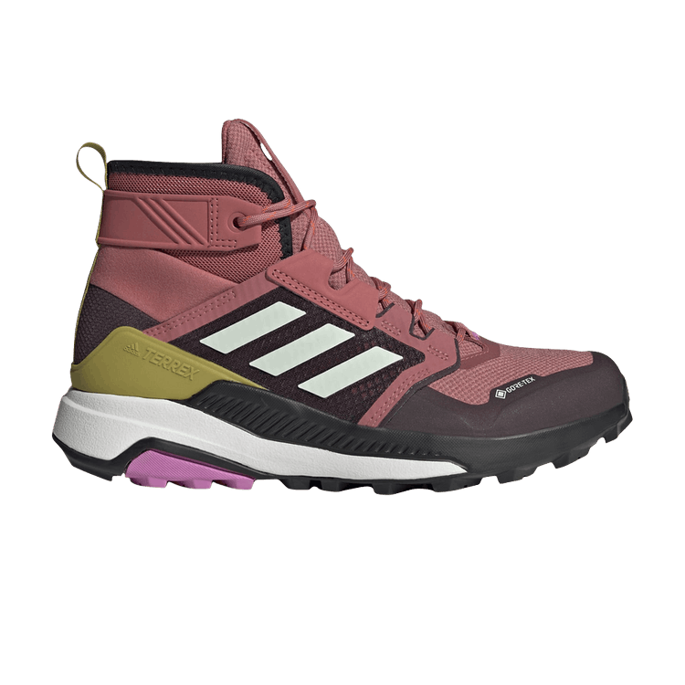 Adidas Wmns Terrex Trailmaker Mid GORE-TEX 'Wonder Red Shadow Maroon' — Wonder Red/Linen Green/Shadow Maroon
