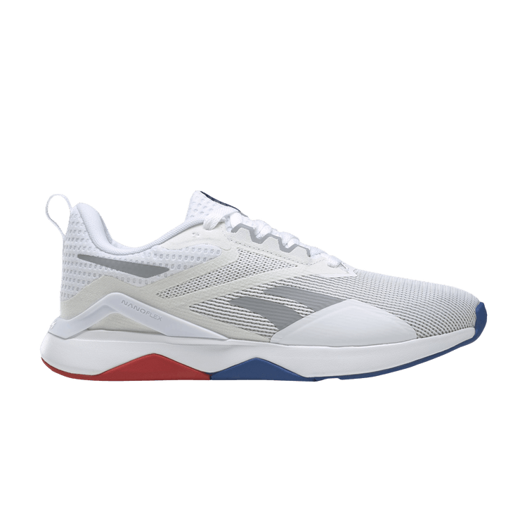 Reebok Wmns Nanoflex TR 2.0 'White Vector Blue' — Footwear White/Vector Blue/Vector Red
