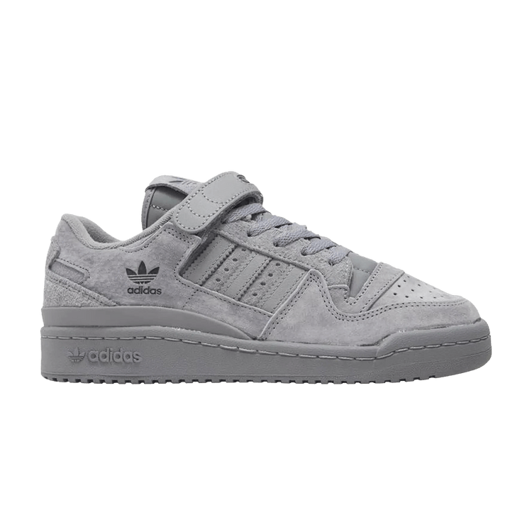 Adidas Forum Low J 'Grey' — Grey Three/Grey Three/Core Black