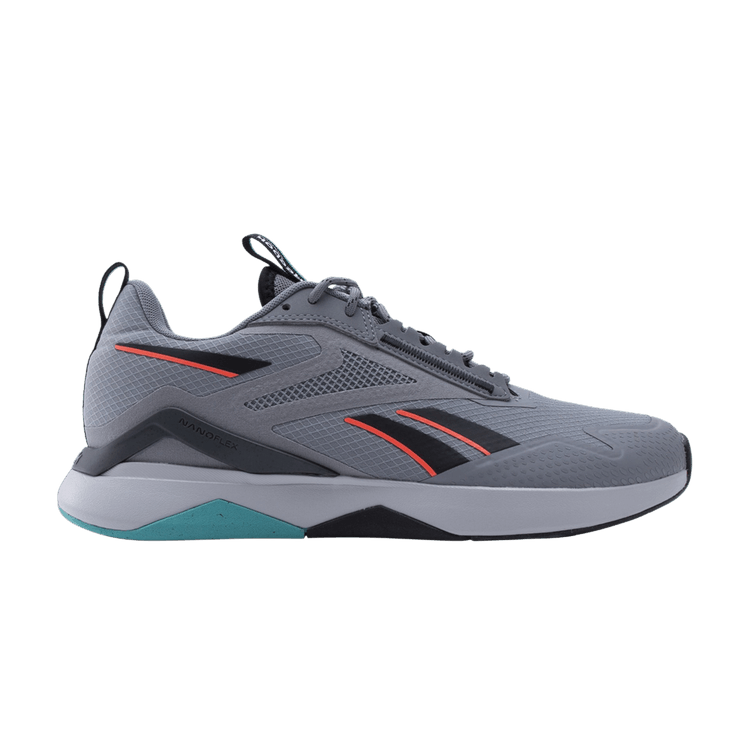 Reebok Nanoflex Adventure TR 'Grey Orange Teal' — Pure Grey/Core Black/Classic Teal
