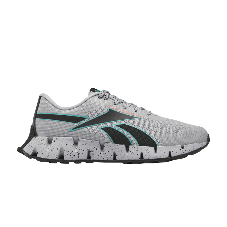 Reebok Zig Dynamica 2 'Grey Classic Teal' — Pure Grey/Classic Teal/Orange Flare