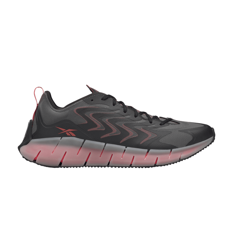 Reebok Zig Kinetica 21 'Pure Grey Neon Cherry — Pure Grey/Core Black/Neon Cherry