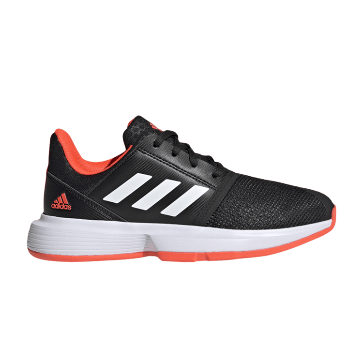 Adidas CourtJam J 'Black Solar Red' — Core Black/Cloud White/Solar Red