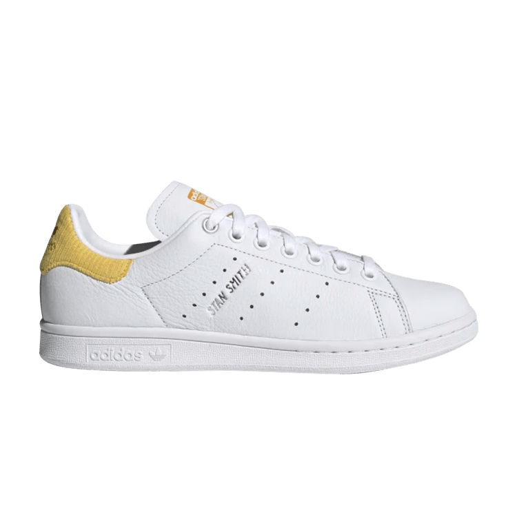 Adidas Wmns Stan Smith 'White Corn Yellow' — Cloud White/Silver Metallic/Corn Yellow