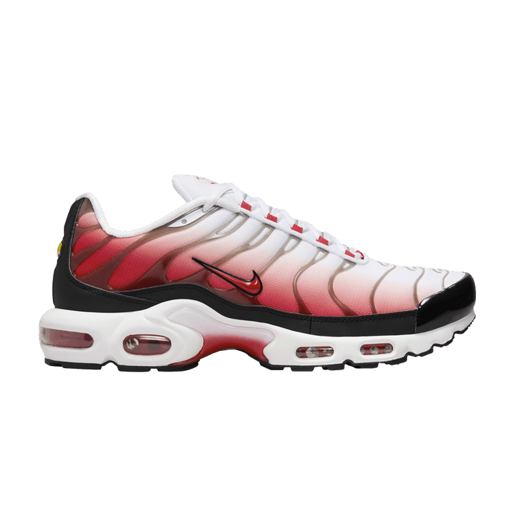 Nike Air Max Plus 'White Black University Red'