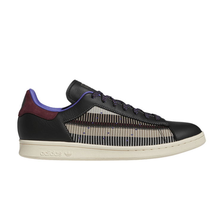 adidas Stan Smith 'Patchwork' — Core Black/Shadow Red/Clear Granite