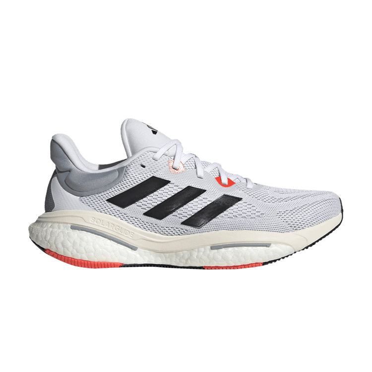 Adidas SolarGlide 6 'White Solar Red' — Cloud White/Core Black/Solar Red