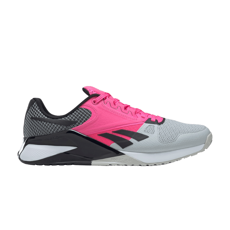 Reebok Nano 6000 'Pure Grey Atomic Pink' — Pure Grey 2/Atomic Pink/Core Black