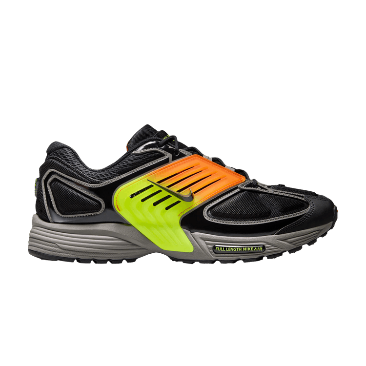Nike Pegasus Wave 'Gradient Cage - Black Safety Orange' — Black/Flat Pewter/Safety Orange