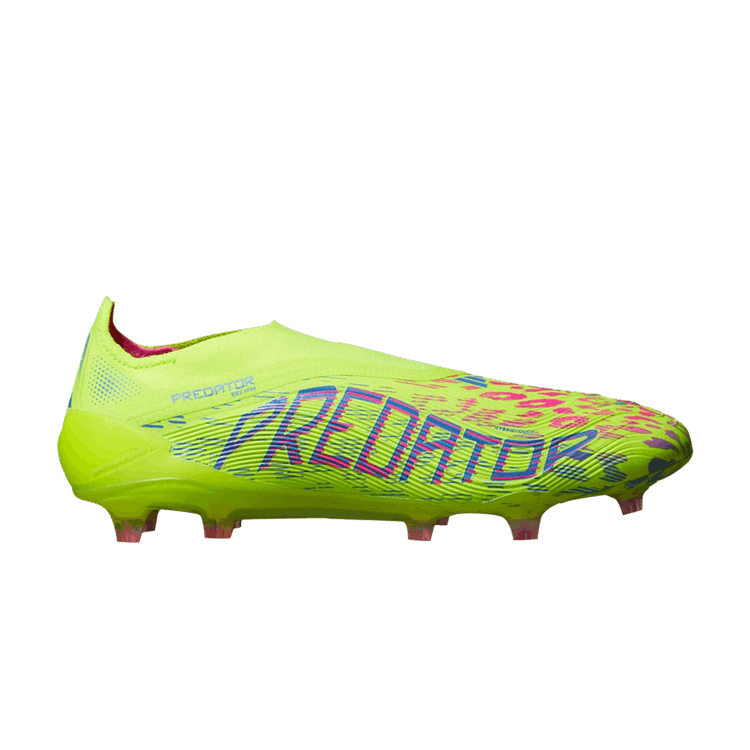 adidas Predator Elite Laceless FG 'Mystic Victory Pack' — Lucid Lemon/Lucid Pink/Blue Fusion