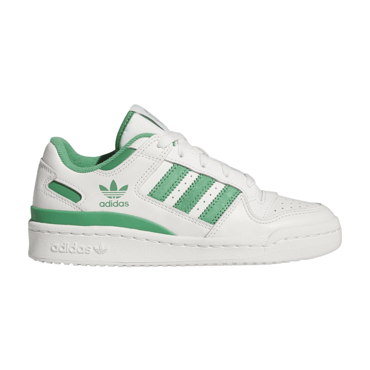 Adidas Forum Low CL J 'White Preloved Green' — Cloud White/Preloved Green/Preloved Green