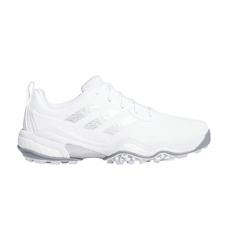 Adidas CodeChaos 25 Spikeless Golf 'White Silver Metallic' — Cloud White/Silver Metallic/Grey Two