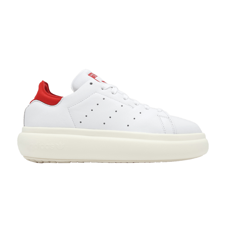Adidas Wmns Stan Smith Platform 'White Scarlet' — Cloud White/Off White/Better Scarlet