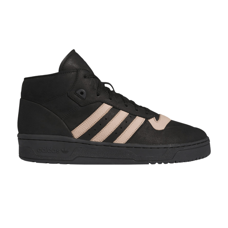 Adidas Rivalry Mid 001 'Black Ash Pearl' — Core Black/Ash Pearl/Core Black