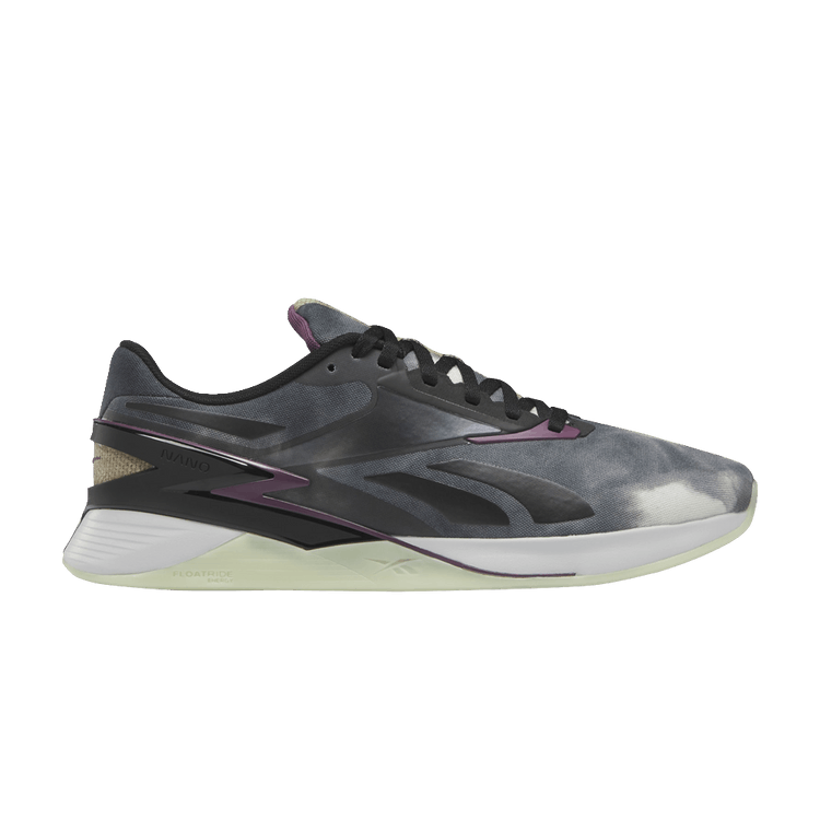 Reebok Nano X3 'Recreational Activities' — Core Black/Washed Plum/Storm Glow