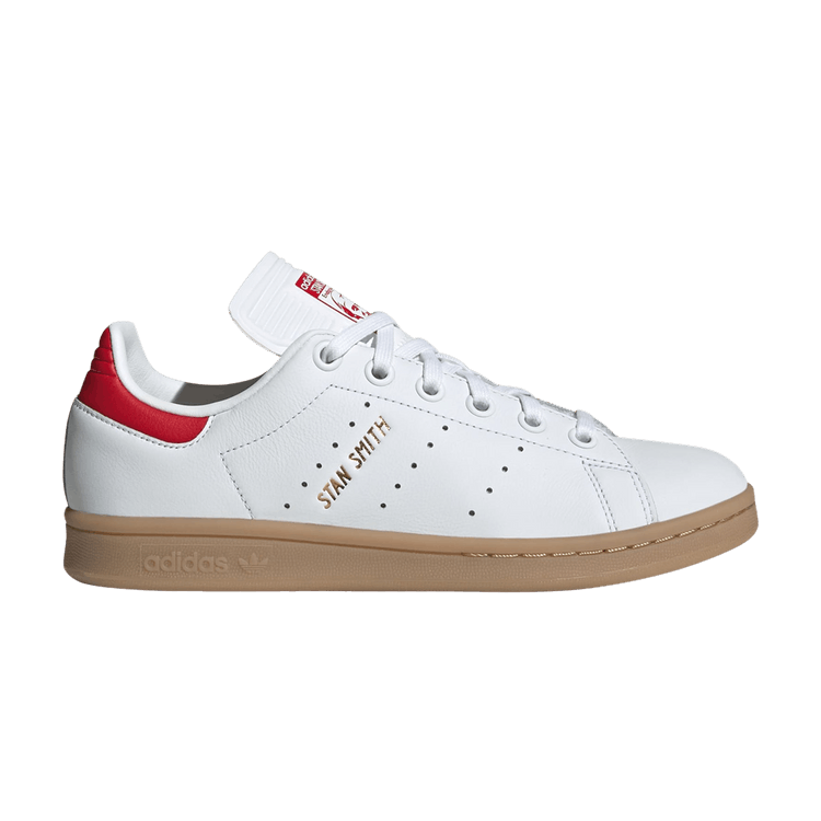 Adidas Stan Smith J 'White Scarlet Gum' — Cloud White/Better Scarlet/Gum