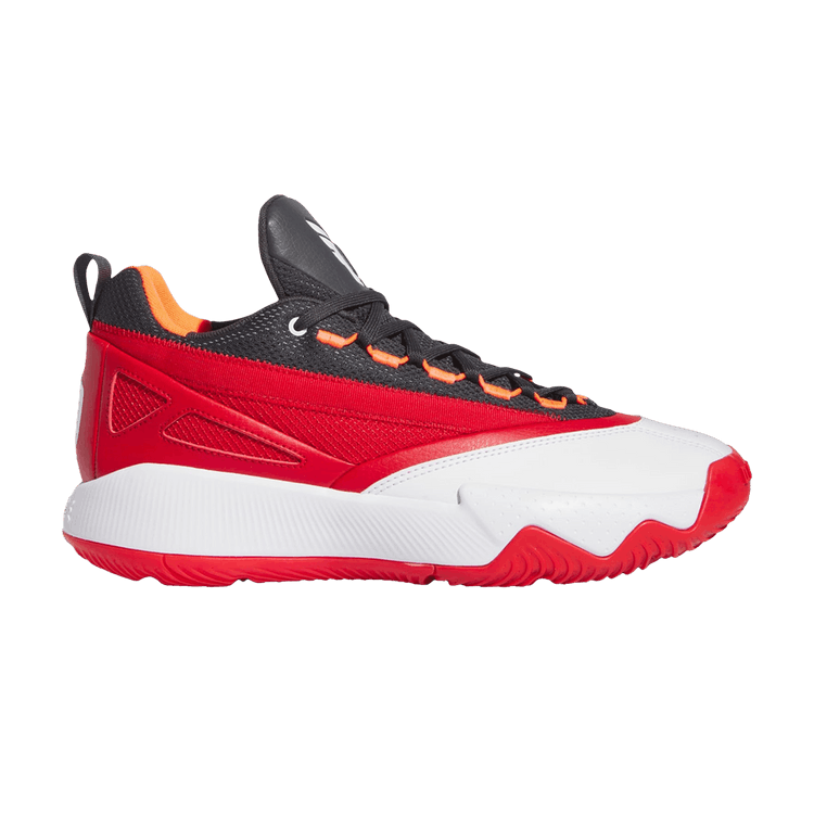 Adidas Dame Certified 2.0 'Scarlet White' — Better Scarlet/Cloud White/Carbon