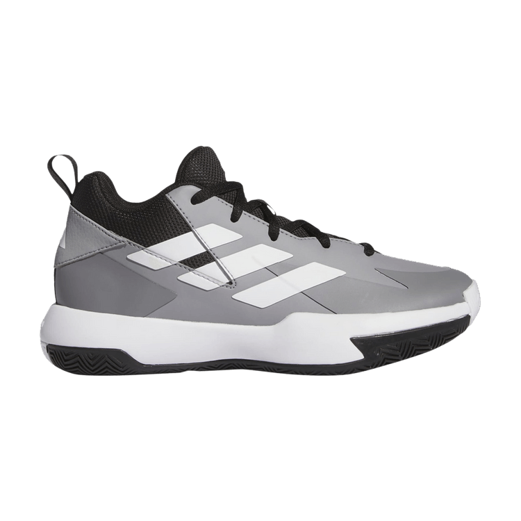 Adidas Cross 'Em Up Select Mid J 'Grey' — Grey Three/Cloud White/Core Black