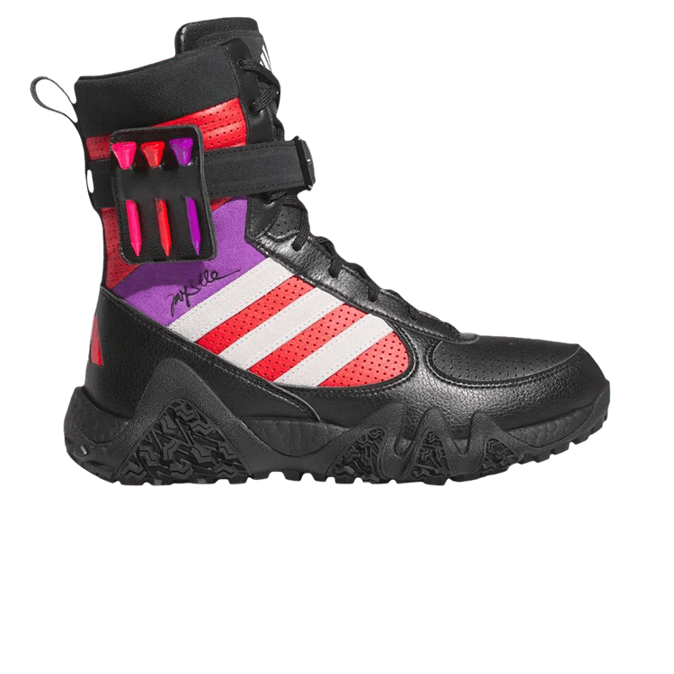 Jay3lle x adidas Wmns CodeChaos Boot Spikeless Golf 'Black White Red' — Core Black/Cloud White/Vivid Red
