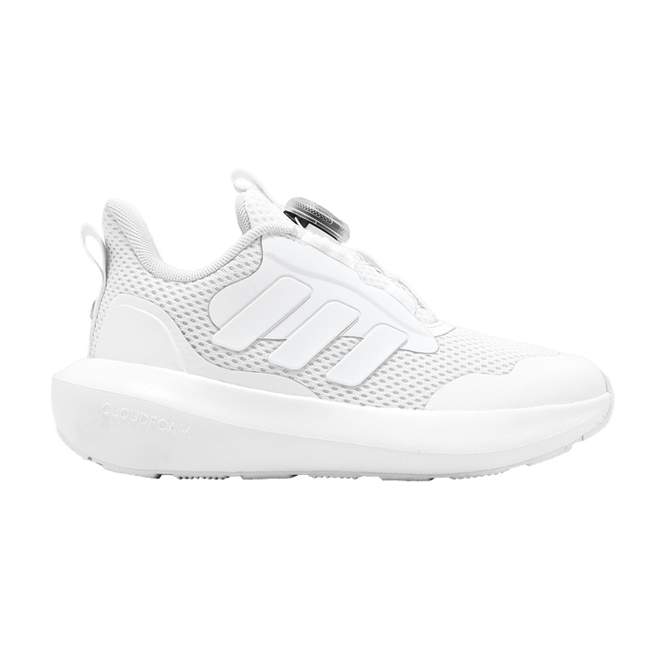 Adidas FortaRun 3.0 BOA K 'Triple White' — Cloud White/Core Black/Cloud White