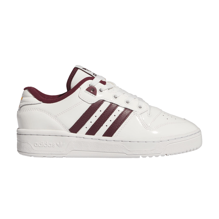 Adidas Wmns Rivalry Low 'White Maroon' — Cloud White/Maroon/Crystal White