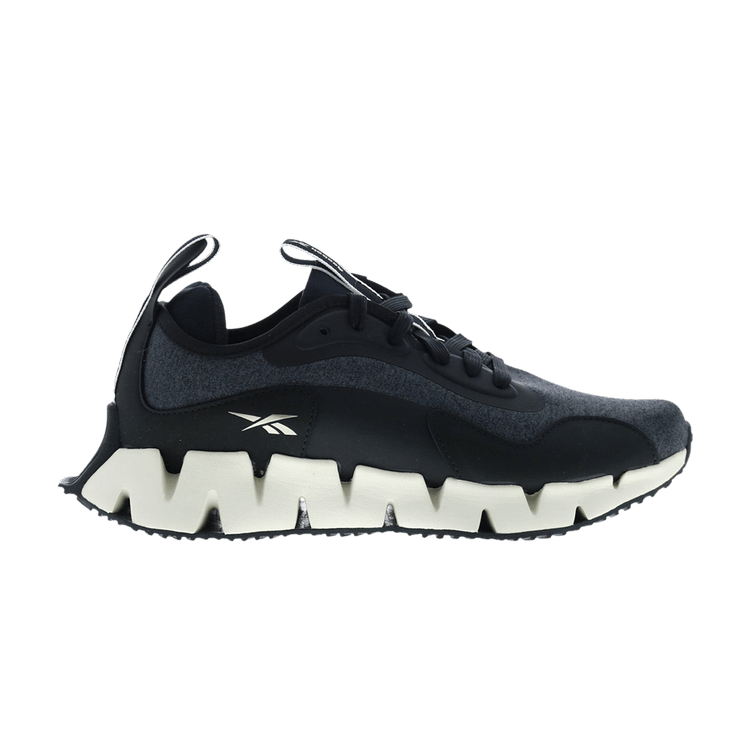 Reebok Wmns Zig Dynamica CLW 'Black Chalk' — Black/Chalk/Rose Gold