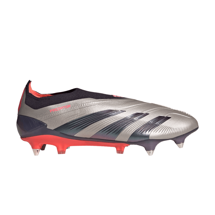 Adidas Predator Elite Laceless SG 'Vivid Horizon Pack' — Platinum Metallic/Aurora Black/Carbon