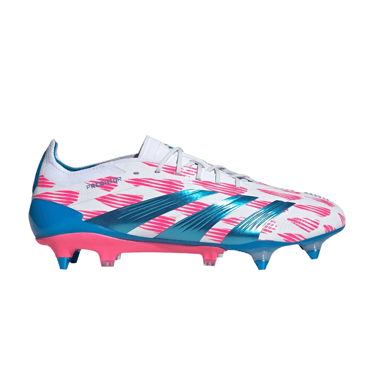 Adidas Predator Elite SG 'Reemergence Pack' — Cloud White/Solar Blue/Solar Pink