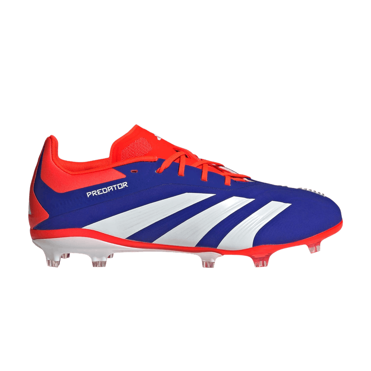 Adidas Predator Elite FG J 'Advancement Pack' — Lucid Blue/Cloud White/Solar Red