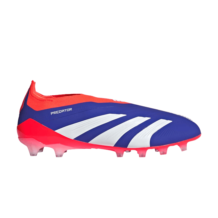 Adidas Predator Elite Laceless AG 'Advancement Pack' — Lucid Blue/Cloud White/Solar Red