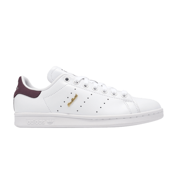 Adidas Wmns Stan Smith 'White Shadow Fig' — Footwear White/Gold Metallic/Shadow Fig