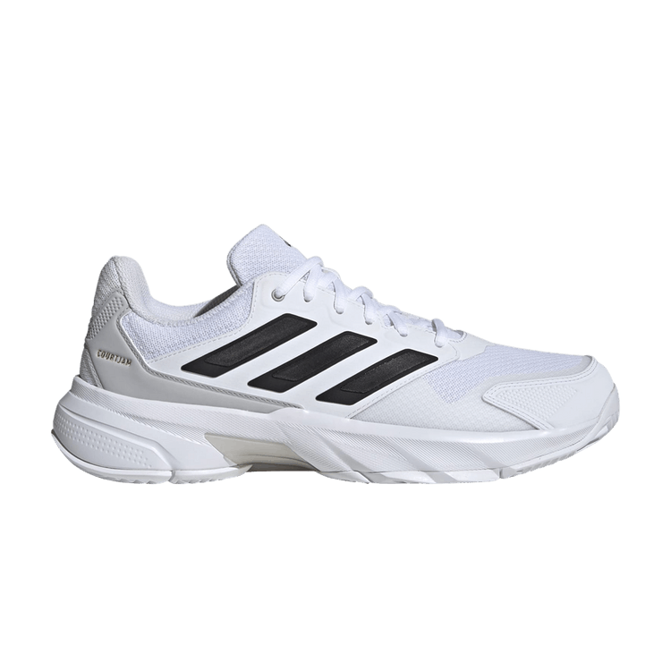 Adidas CourtJam Control 3 'White Black' — Cloud White/Core Black/Grey Two