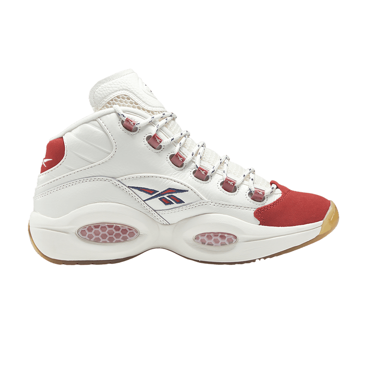Reebok Question Mid 'Vintage Red Toe' — Chalk White/Red