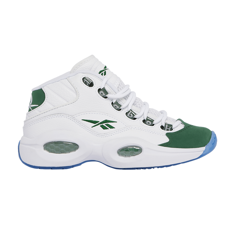 Reebok Question Mid Big Kid 'NCAA Pack - Michigan State' 2023 — Cloud White/Pine Green/Cloud White