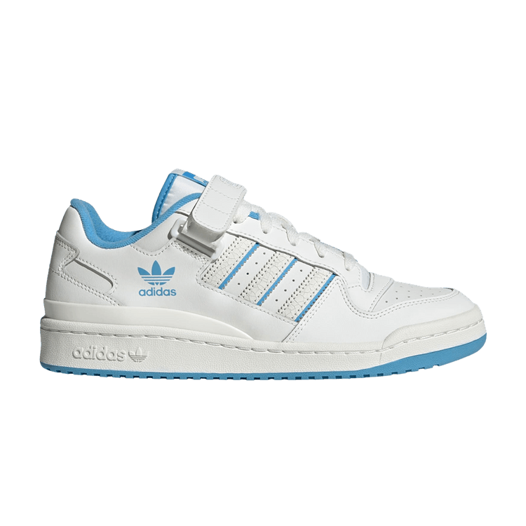 Adidas Forum Low 'White Semi Blue Burst' — Cloud White/Semi Blue Burst/Cloud White