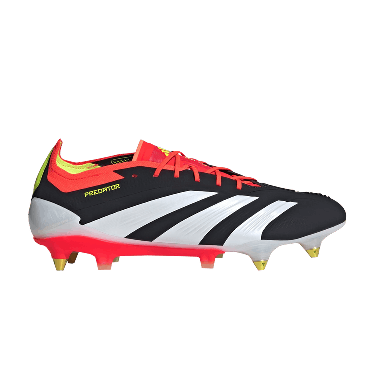 Adidas Predator Elite SG 'Solar Energy Pack' — Core Black/Cloud White/Solar Red
