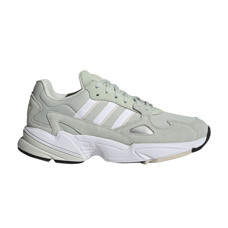 Adidas Wmns Falcon 'Linen Green Wonder Silver' — Linen Green/Cloud White/Wonder Silver