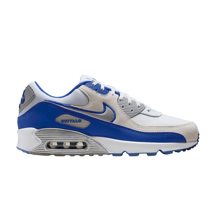 Nike Air Max 90 'Buffalo Bills' — White/Old Royal/Black