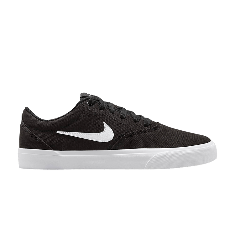 Nike Wmns Charge Canvas SB 'Black White' — Black/Black/White (IM4398 001)