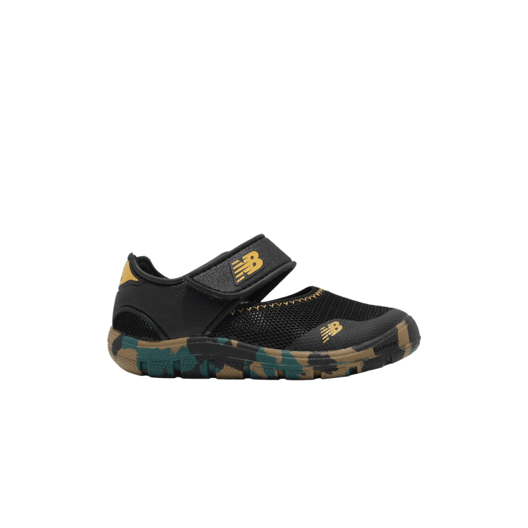 New Balance 208 Toddler Wide 'Black Camo' — Black/Yellow