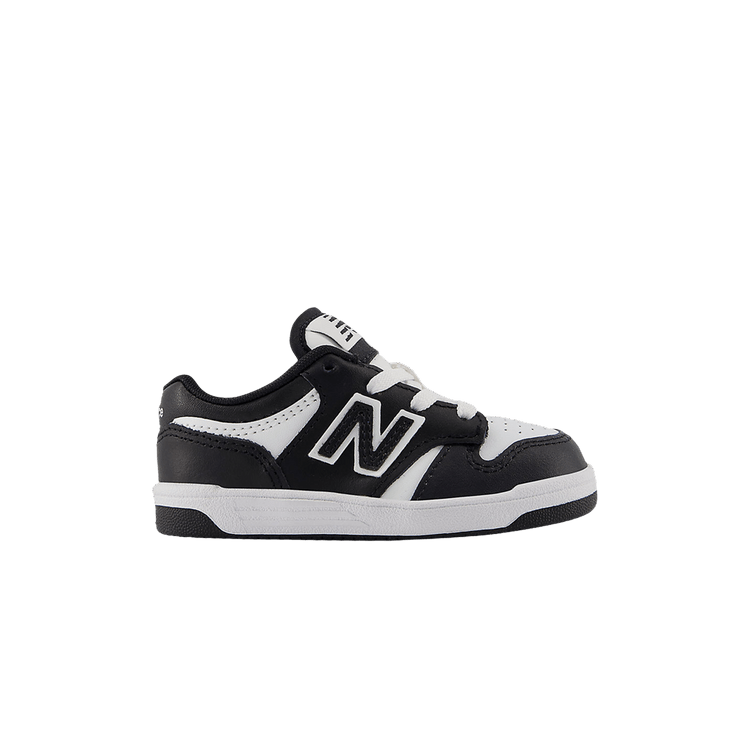 New Balance 480 Toddler 'Black White' — Black/White