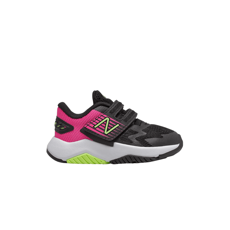 New Balance Rave Run Toddler 'Black Pink Glow' — Black/Pink Glow/Bleached Lime Glow