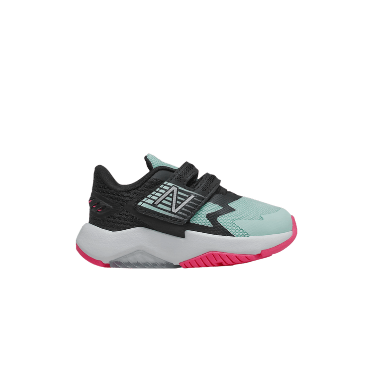 New Balance Rave Run Toddler Wide 'White Mint' — White Mint/Black/Alpha Pink