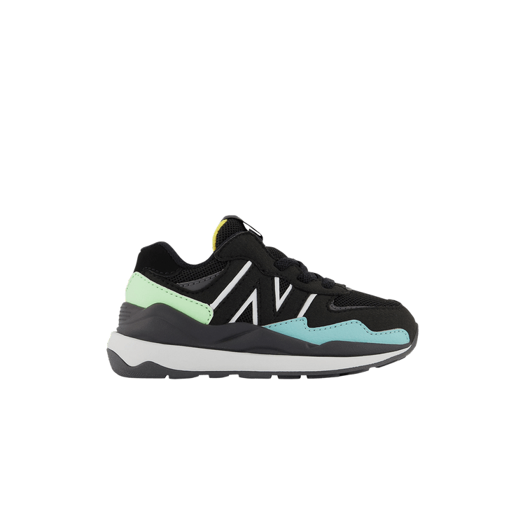 New Balance 57/40 Toddler 'Black Vibrant Spring Glow' — Black/Vibrant Spring Glow