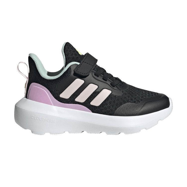 Adidas FortaRun 3 C 'Black Bliss Lilac' — Core Black/Clear Pink/Bliss Lilac