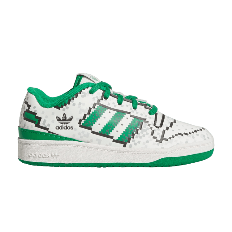 adidas Forum Low CL C 'Pixelated Green' — Core White/Green/Core Black