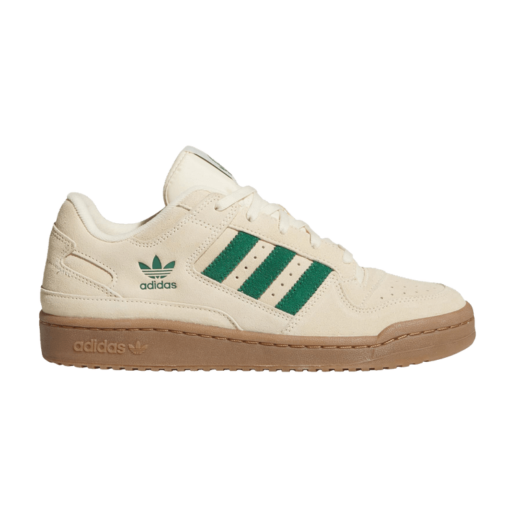 adidas Forum Low CL 'Warm Vanilla Dark Green' — Warm Vanilla/Dark Green/Ivory
