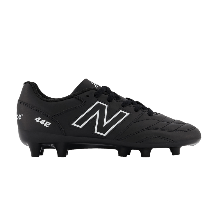 New Balance 442v2 Academy FG Big Kid Wide 'Black White' — Black/White