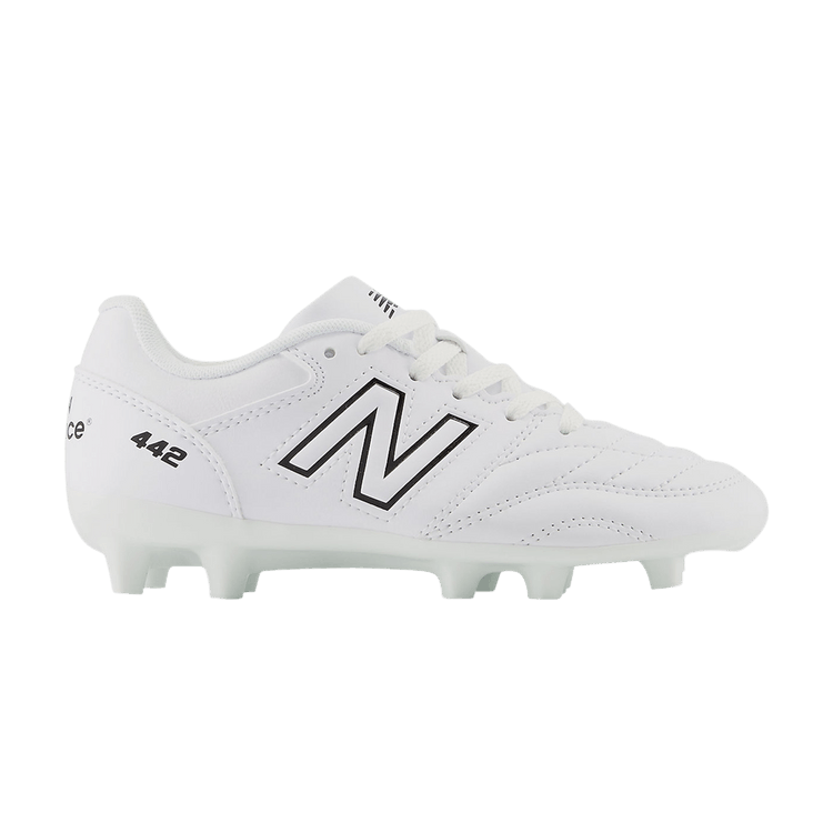 New Balance 442v2 Academy FG Big Kid 'White Black' — White/Black