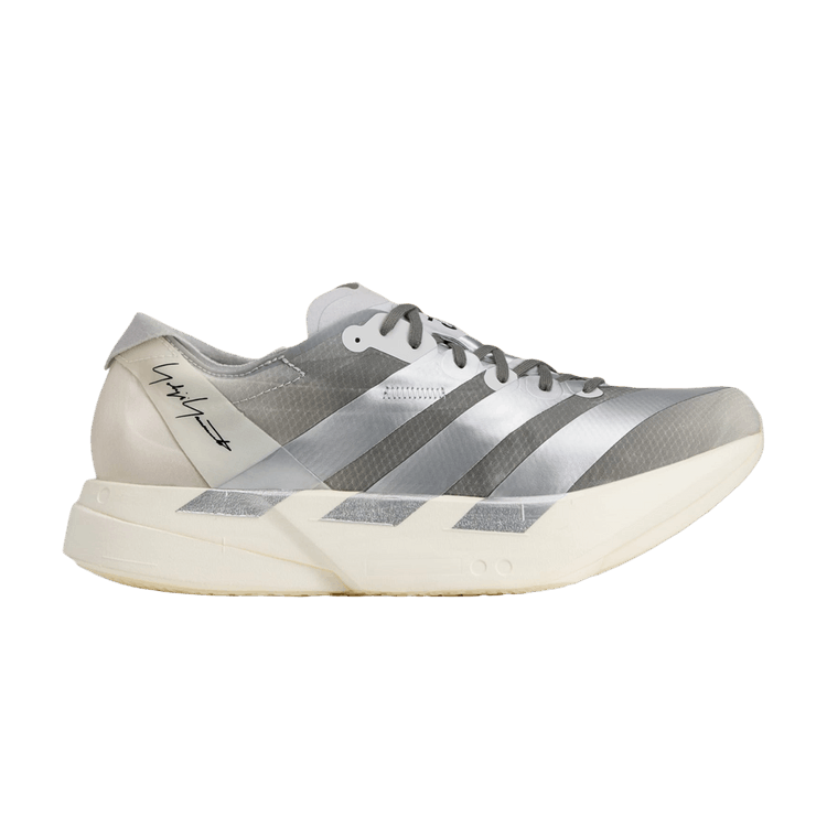 adidas Y-3 Adios Pro 4 'Chalk Silver Metallic Grey' — Chalk White/Silver Metallic/Light Solid Grey